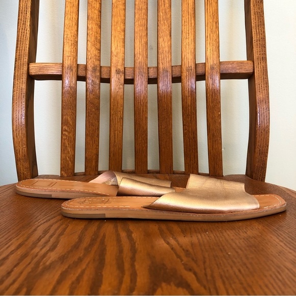 🌈 6/$60, Dolce Vita Rose Gold Sandal, Size 10 - Picture 6 of 9